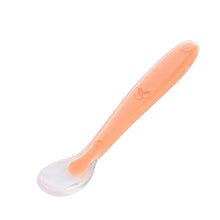 Laden Sie das Bild in den Galerie-Viewer, baby spoons feeding dishes Tableware for children flatware cutlery colher spoon silicone tools-for-patchwork lot soup ladle