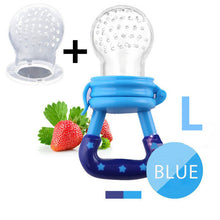 Laden Sie das Bild in den Galerie-Viewer, Fresh Food Nibbler Baby Pacifiers Feeder Kids Fruit Feeder Nipples Feeding Safe Baby Supplies Nipple Teat Pacifier Bottles