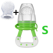 Laden Sie das Bild in den Galerie-Viewer, Fresh Food Nibbler Baby Pacifiers Feeder Kids Fruit Feeder Nipples Feeding Safe Baby Supplies Nipple Teat Pacifier Bottles