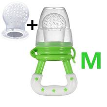 Laden Sie das Bild in den Galerie-Viewer, Fresh Food Nibbler Baby Pacifiers Feeder Kids Fruit Feeder Nipples Feeding Safe Baby Supplies Nipple Teat Pacifier Bottles