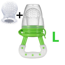 Laden Sie das Bild in den Galerie-Viewer, Fresh Food Nibbler Baby Pacifiers Feeder Kids Fruit Feeder Nipples Feeding Safe Baby Supplies Nipple Teat Pacifier Bottles