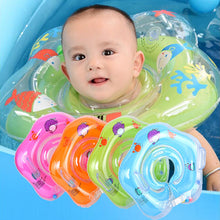 Laden Sie das Bild in den Galerie-Viewer, Swimming Baby Accessories Neck Ring Tube Safety Infant Float Circle for Bathing Inflatable Flamingo Inflatable Water Dropship