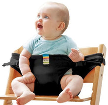 Laden Sie das Bild in den Galerie-Viewer, Baby Dining Chair Safety Belt Portable Seat Lunch Chair Seat Stretch Wrap Feeding Chair Harness baby Booster Seat