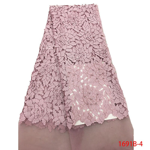 Best Selling 2018 Products African French Laces High Quality 2018 French Lace Fabric Nigerian Lace Fabrics For Wedding NA1691B-1