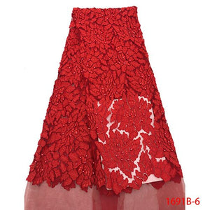 Best Selling 2018 Products African French Laces High Quality 2018 French Lace Fabric Nigerian Lace Fabrics For Wedding NA1691B-1