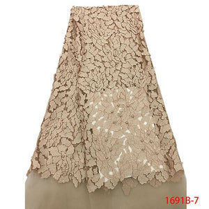 Best Selling 2018 Products African French Laces High Quality 2018 French Lace Fabric Nigerian Lace Fabrics For Wedding NA1691B-1