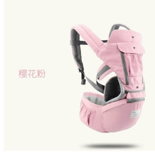 Laden Sie das Bild in den Galerie-Viewer, AIEBAO Ergonomic Baby Carrier Infant Kid Baby Hipseat Sling Front Facing Kangaroo Baby Wrap Carrier for Baby Travel 0-18 Months