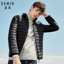 Laden Sie das Bild in den Galerie-Viewer, SEMIR 2018 Down Jacket Men Winter Portability Warm 90% White Duck Down Hooded Man Coat jaqueta masculino chaqueta hombre