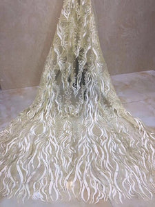 african lace fabric 2019 high quality lace best selling product beaded lace fabric For Women Wedding Party Dress Hot FJ2796